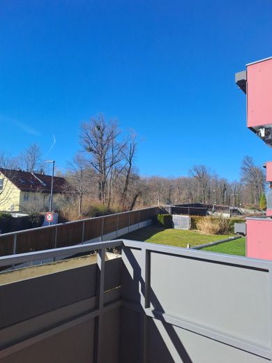 Blick Balkon Wohnzimmer