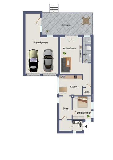 Gepflegtes Zweifamilienhaus in Essen-Kupferdreh – EG (Einliegerwohnung)