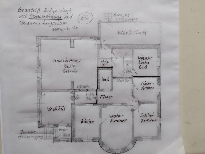 Grundriss der Ferienwohnung