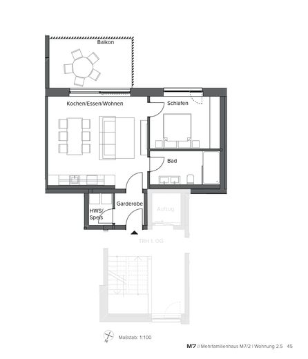 Neubau WHG 2.5 - M7/2 - 1.Obergeschoss - 62m² – Foto 2