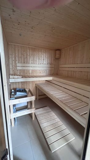 Penthouse-Traum mit Weitblick - Stillvolles Wohnen auf Rügen – Finnische Sauna Bj. 12/22