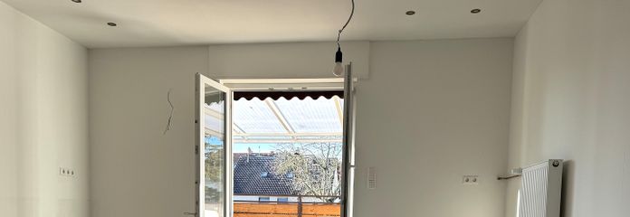 Küche/Essen Blick auf Terrasse