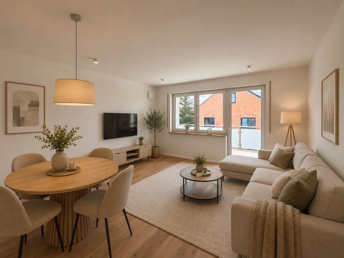 KI-Visualisierung Wohnzimmer
