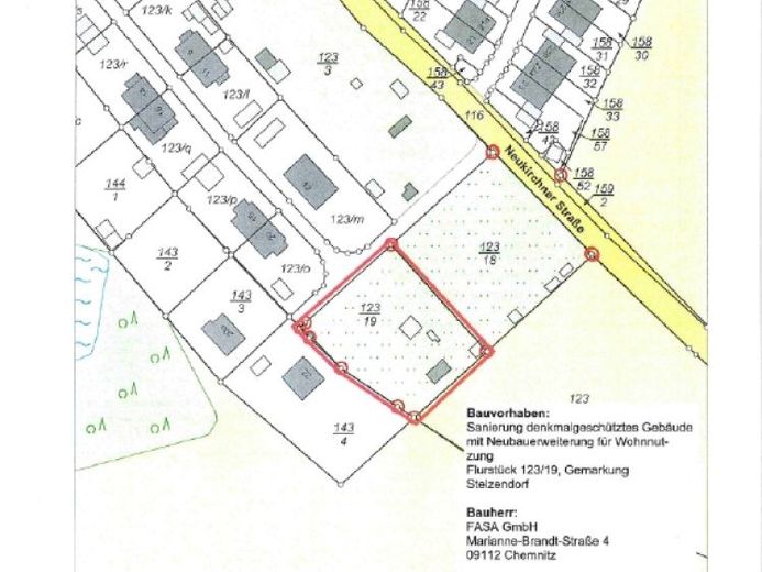 Baugrundstück mit Baumbestand und vorhandenem Keller – Foto 1
