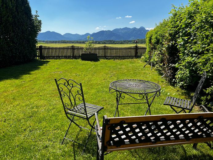 Ausblick vom Garten