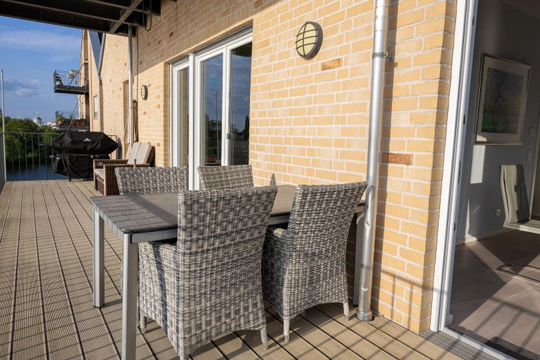 ¡Ubicación, ubicación, ubicación! ¡Apartamento en la Speicherstadt junto al agua! – Balkon