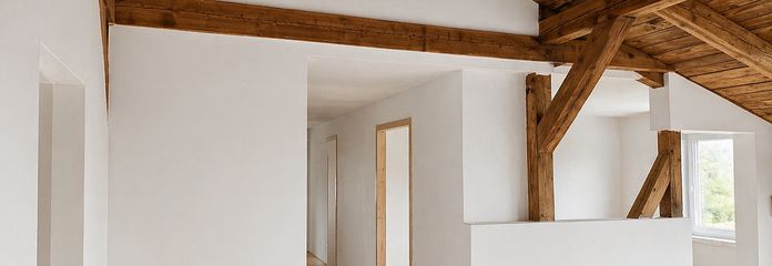 Nowo wykończone 4-pokojowe mieszkanie na poddaszu w Schönebeck (Elbe) – Wohn-Essbereich