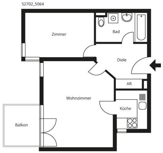 Grundriss Wohnung