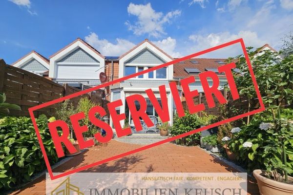 Sehr gepflegtes RMH in begehrter & ruhiger Lage (Sackgasse) Nähe Oyter See mit Wintergarten & EBK