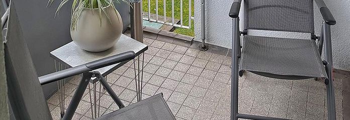 Balkon / Loggia, Gartenblick