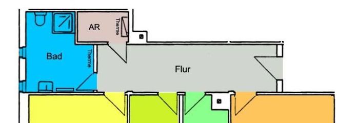 Appartement parfait avec une distribution avantageuse des pièces dans un environnement calme !