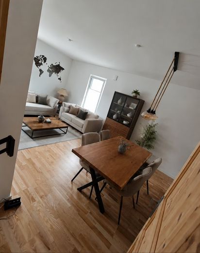 Moderne Stadtvilla in Panketal – Energieklasse A, provisionsfrei – Wohnzimmer