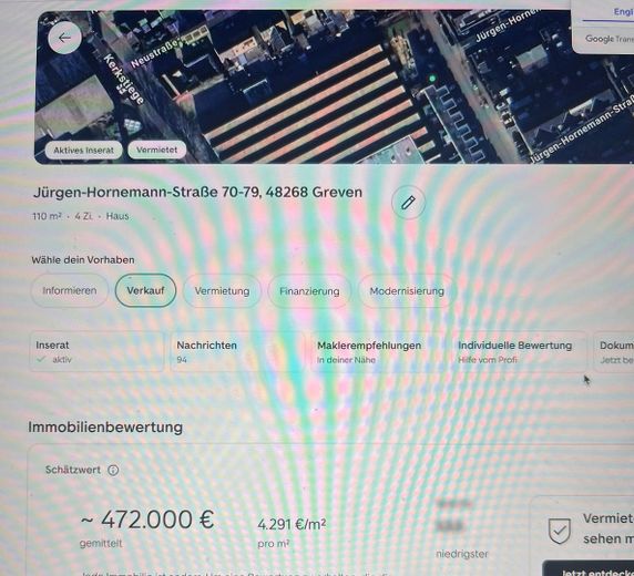 Einzeln oder gesamt : FORWARD VALUE PORTFOLIO FÜR INVESTOREN – Wertermittlung Immoscout24 !