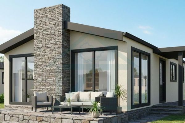 Gotowy do zamieszkania bungalow z zabudowaną kuchnią na działce o powierzchni 810 m² w Großhelmsdorf koło Eisenbergu
