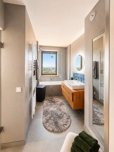 Fully furnished high-rise residence – 29th floor – panoramic views over Hamburg – Foto 7