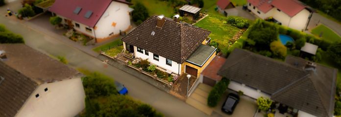 Haus von oben