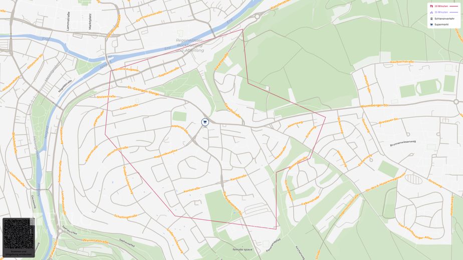 Die Ruhe genießen und doch nicht weit zum Stadtzentrum – Site plan (micro)