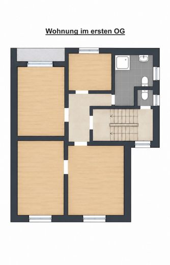 Von Privat: 3-Familienhaus im Zentrum von Ratingen – 1. Obrgeschoss