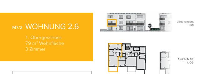 Construction neuve APP 2.6 - M7/2 - 1er étage - 79m²