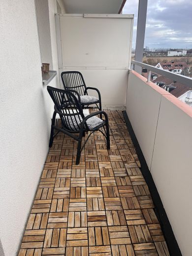 Süd-Balkon Küche/Kinderzimmer