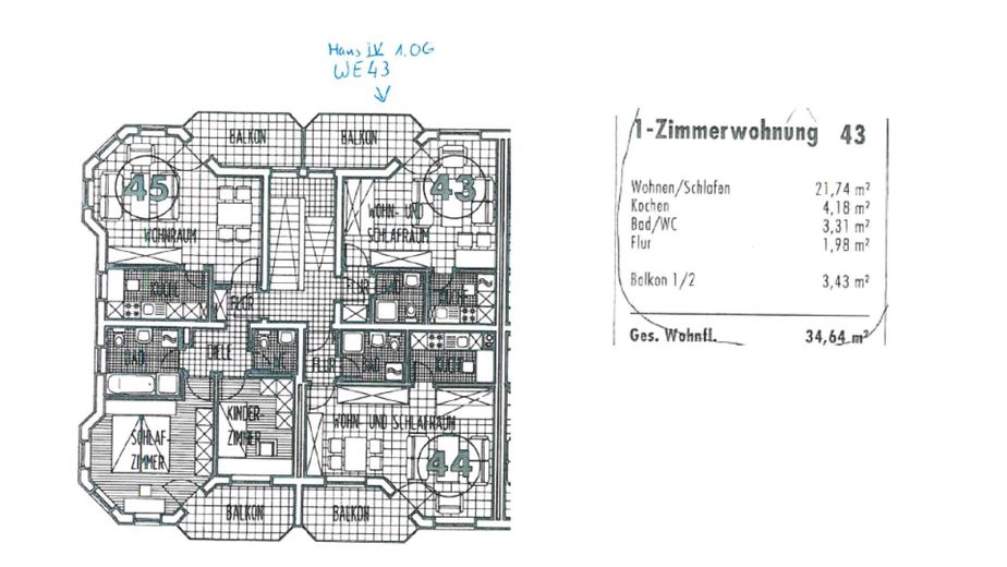 Grundriss 1.OG