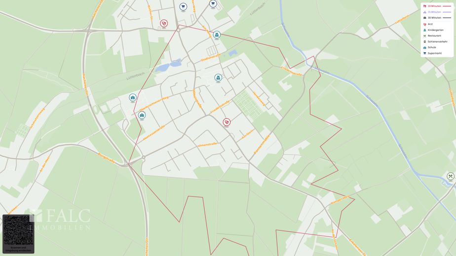 Attraktive Erdgeschosswohnung mit Gartenbereich und Garage in gepflegter Wohnanlage – Site plan (micro)