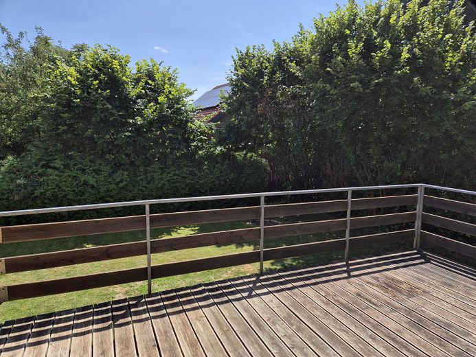 Dorfidyll im Grünen, stadtnah und doch auf dem Land – Aussicht Garten