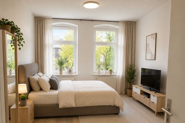 Großzügige 4-Zimmerwohnung  mit großer Terrasse und Wohnküche in Zeitz — vollsaniert