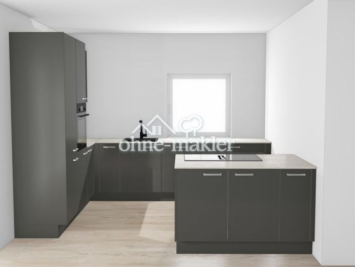 Primera ocupación: 2× vivienda de 3 habitaciones con isla de cocina – a elegir con jardín de 100 m² o balcón orientado al sur – Foto 1