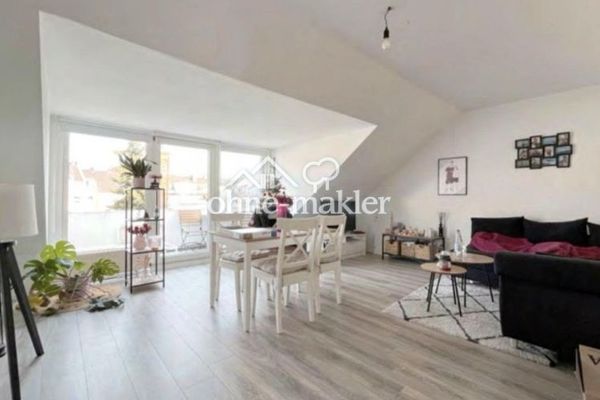 Helle Zweizimmerwohnung mit Balkon in Ddorf Büdingenstr.