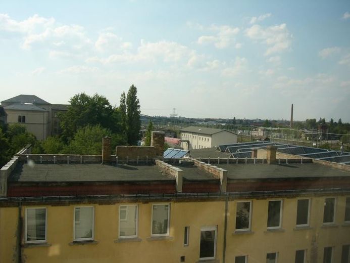 239.000 €, sonnige 3ZKB- Weitblick, fast am Hbf Leipzig, 15500 € Kaltmiete/Jahr, von Privat – Ausblick Richtung Westen