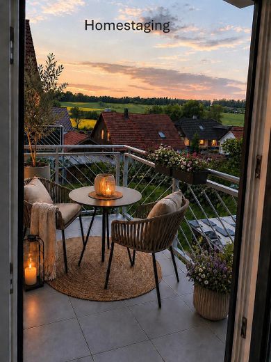 Balkon Staging
