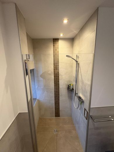Sanierte Altbauvilla mit 7 Zimmern in Weidenau – Breite Dusche mit Fenster