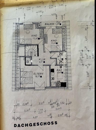 Grundriss Obergeschoss