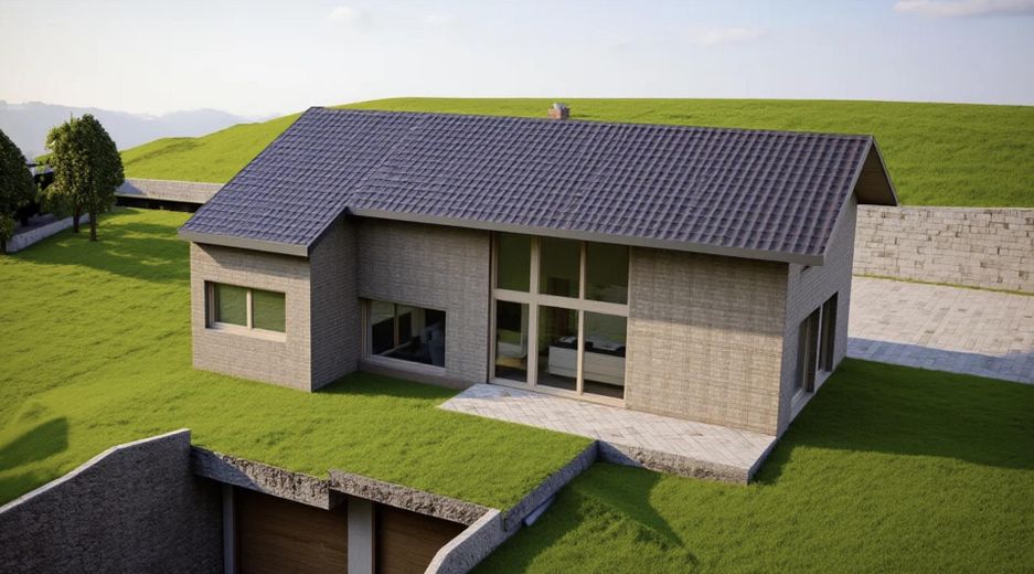 "Sonnenplateau" Grundstück mit Baugenehemigung in Traumlage im Herzen des Oberallgäus – Mögliches Haus 