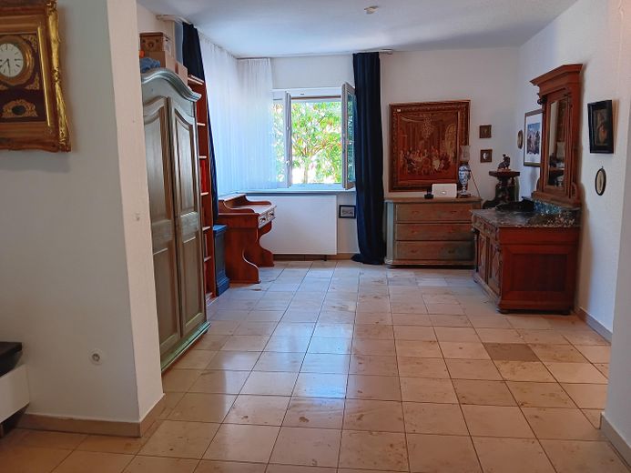 Worms Innenstadt-West'te müstakil 1 aile evi, büyük bahçe – EG