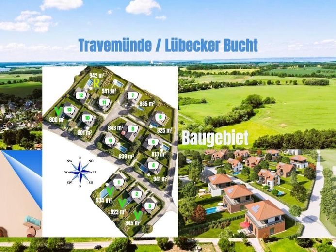 बाल्टिक सागर के निकट • रहने के लिए तैयार • बाहरी सुविधाएँ🌊 – Baugebiet Richtung Travemünde
