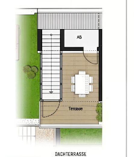 Dachterrasse Hofneuausbau - KI