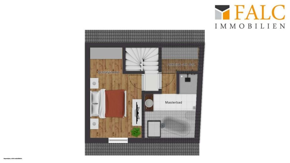 ERSTBEZUG! Neubau-Reihenendhaus - hochwertig, stilvoll &amp; durchdacht – Grundriss DG