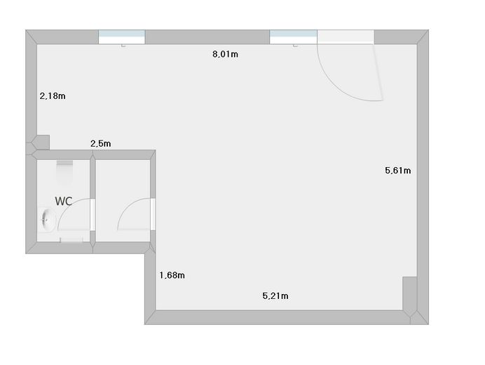 Zwei Gewerberäume mit Parkplätzen + Tiefgarage – Gewerberaum (GE5) - 40m²