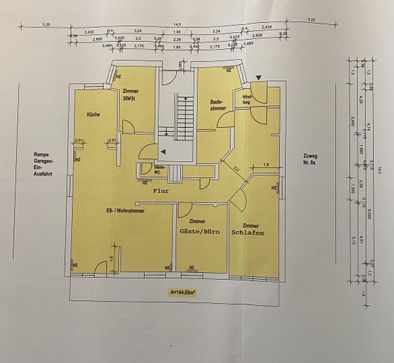 Exklusive Erdgeschosswohnung, barrierefrei – Grundriss