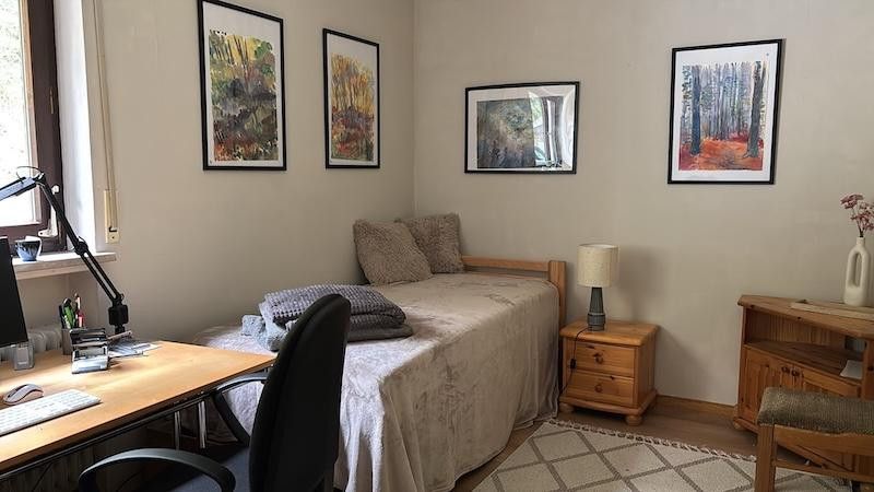 Casa unifamiliare situata in posizione tranquilla ai margini del bosco con vista su BID-Wallau – Gästezimmer