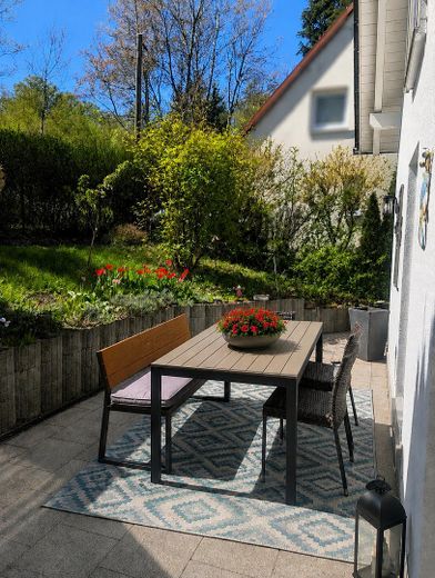 Eine von drei Terrassen