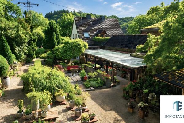 Abitare, lavorare e rilassarsi: proprietà con vivaio, piscina, sauna e ampio terreno