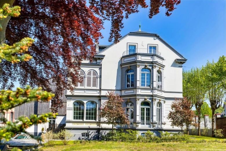 Großzügige Etagenwohnung mit repräsentativem Flair - Stilvolles Wohnen in historischer Villa – Gartenansicht