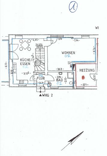 Einzigartiger Resthof / Schwinger Yachthafen / 3 Wohneinheiten, Reitanlage & Pferdestall / Stade – Erdgeschoss (2003-2024)