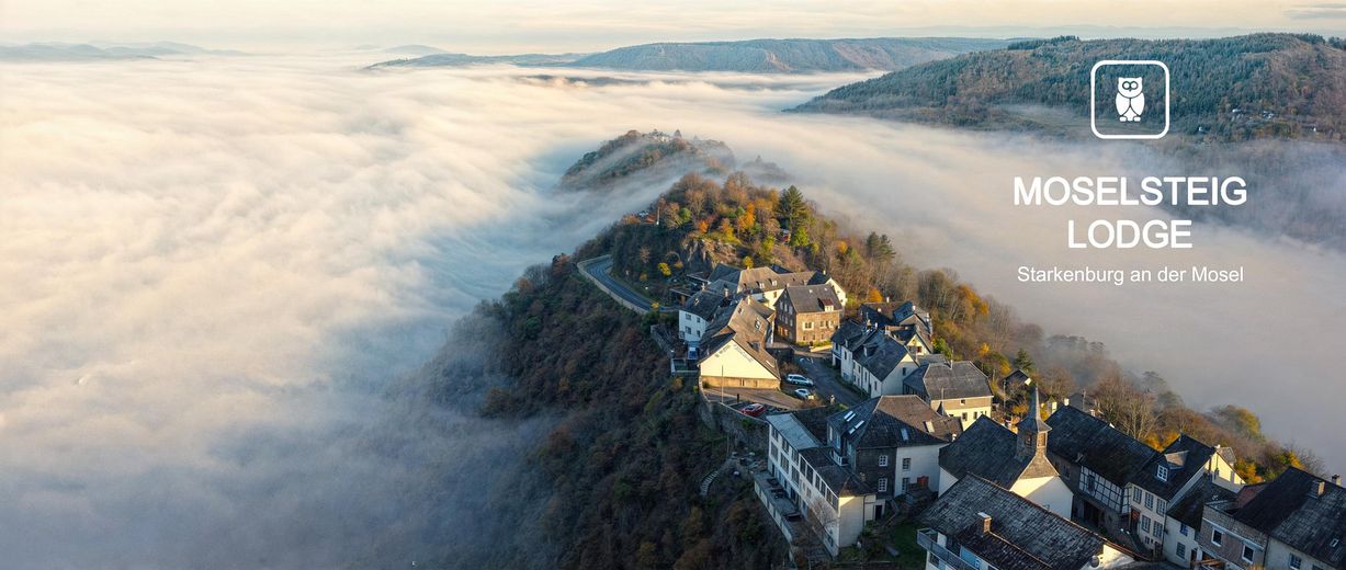 Alojamiento Moselsteig: 6 apartamentos vacacionales, cafetería y vivienda del operador con vistas al Mosela – über den Wolken