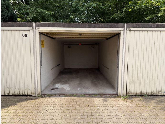 Garage in Datteln zu vermieten – Garage Innenansicht