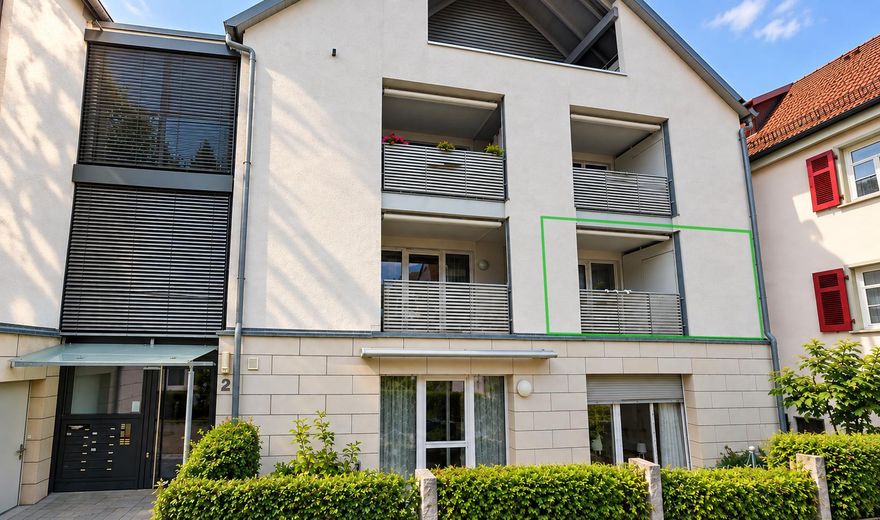 Appartamento accessibile di 2 locali con ascensore, classe energetica A+ - senza provvigione – Gebäude Vorderseite