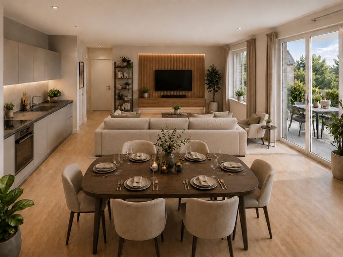 Barrierefreie EG Neubauwohnung im Zweifamilienhaus – Wohnen wie im Bungalow – फोटो 8